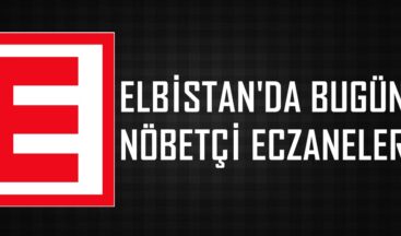 Elbistan’da Haftasonu Nöbetçi Eczaneler.