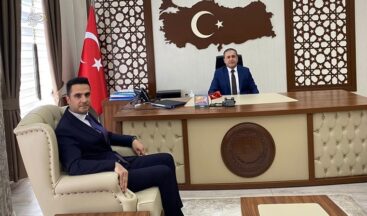 Yeni Milli Eğitim Müdüründen Kaymakam Demir’e ziyaret.