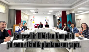 Bahçeşehir Elbistan Kampüsü yıl sonu etkinlik planlamasını yaptı.