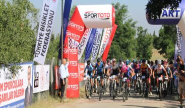 Dağ Bisikleti Yarışları Nefes Kesti.