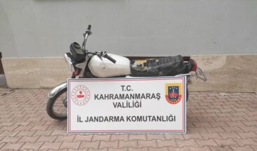 Çalıntı Motoru Jandarma ekipleri buldu.