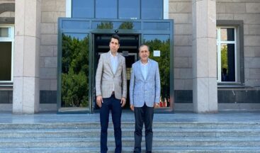 Tayini çıkan Ağır Ceza Başkanından Kaymakam Demir’e ziyaret.