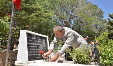 Elbistan’da Şehit kabirleri ziyaret edildi.