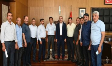 Muhtarlardan Başkan Güngör’e Ziyaret.