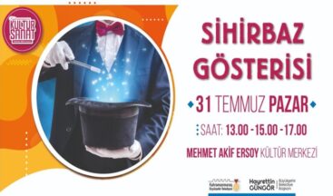 Sihirbaz Gösterisi İzleyicilerini Bekliyor.