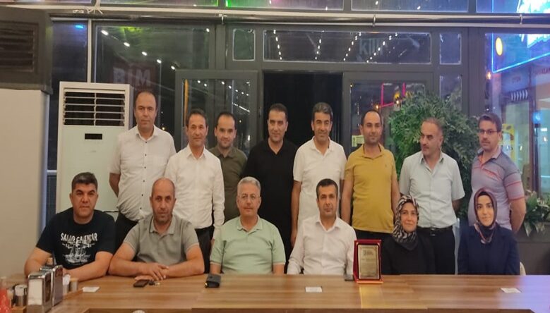 Elbistan Denetimlik Serbestlik Müdürü için Veda programı.