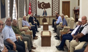 Muhtarlardan Kaymakam Vural’a ziyaret.