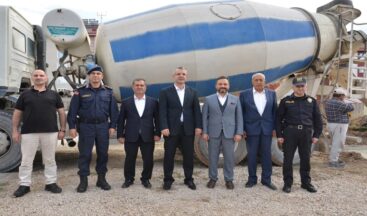 Elbistan’da Muhtarlık Binasını Temeli atıldı.