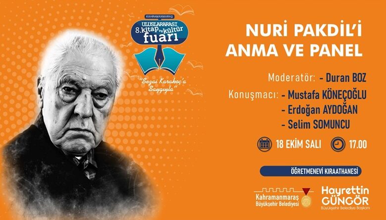 Kudüs Şairi Nuri Pakdil Yâd Edilecek.
