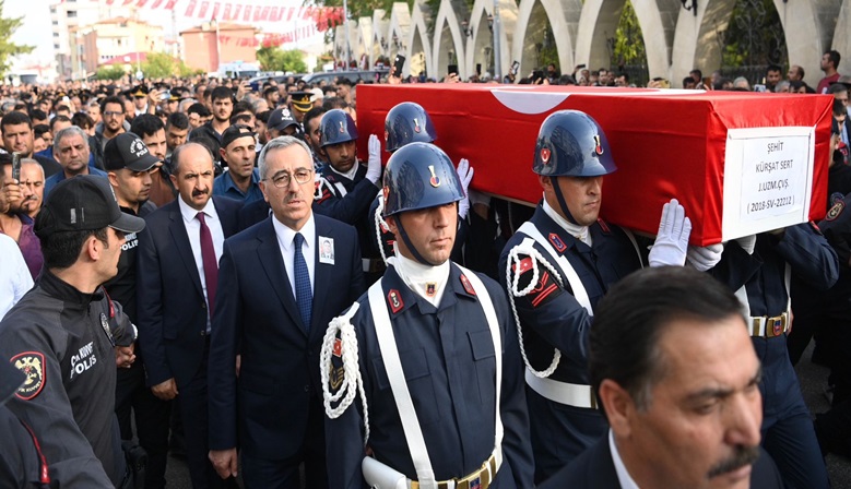 Şehit Kürşat Sert Son Yolculuğuna Uğurlandı.