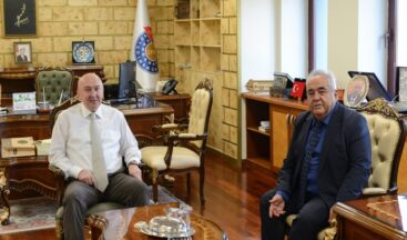 KİÜ Rektörü Özgül, KSÜ Rektörü Yasım’ı Ziyaret Etti.