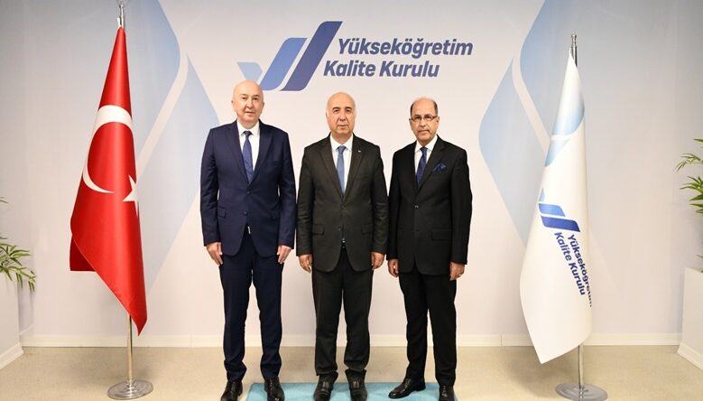 Rektör Yasım, YÖKAK Başkanı Prof. Dr. Muhsin Kar’ı Ziyaret Etti.