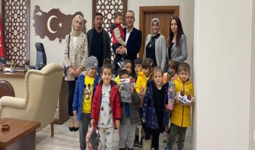 Kaymakam Hasan Hüseyin VURAL’ı Minik Eller Ziyaret Etti