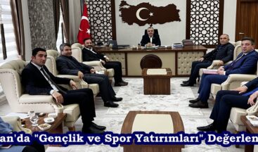 Elbistan’da “Gençlik ve Spor Yatırımları” Değerlendirildi.
