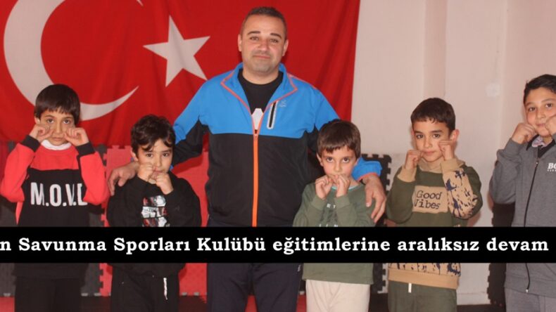 Elbistan Savunma Sporları Kulübü eğitimlerine aralıksız devam ediyor.