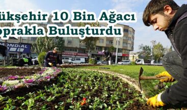 Büyükşehir 10 Bin Ağacı Toprakla Buluşturdu.
