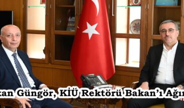 Başkan Güngör, KİÜ Rektörü Bakan’ı Ağırladı.
