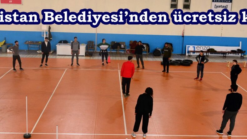 Elbistan Belediyesi’nden ücretsiz kurs.