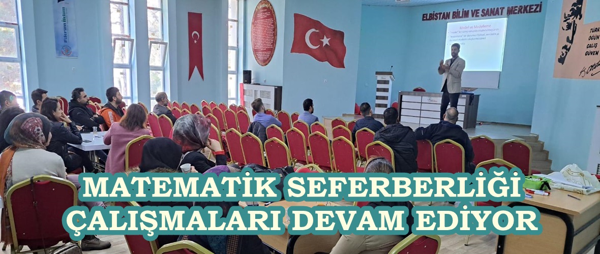 MATEMATİK SEFERBERLİĞİ ÇALIŞMALARI DEVAM EDİYOR.