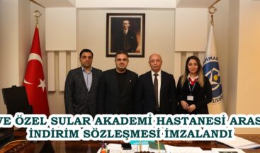 KİÜ VE ÖZEL SULAR AKADEMİ HASTANESİ ARASINDA İNDİRİM SÖZLEŞMESİ İMZALANDI.