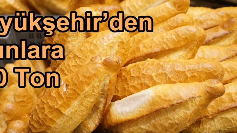 Büyükşehir’den Fırınlara 140 Ton Un.