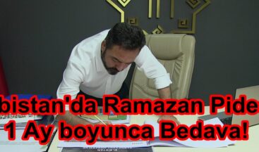 Elbistan’da Ramazan Pidesi 1 Ay boyunca Bedava!