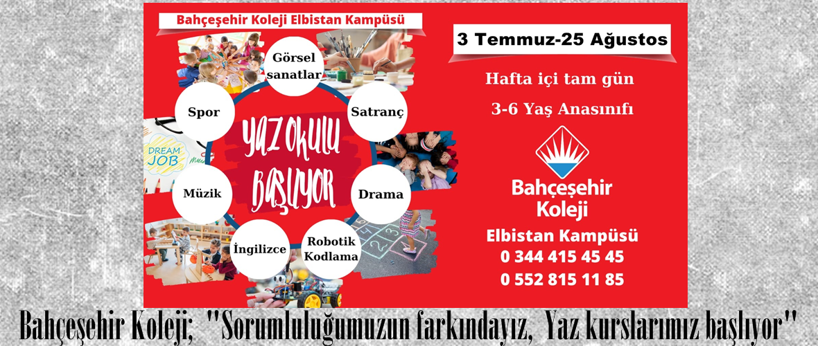 Bahçeşehir Koleji; “Sorumluluğumuzun farkındayız, Yaz kurslarımız başlıyor”