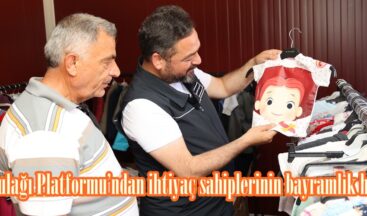 Can Kulağı Platformu’ndan ihtiyaç sahiplerinin bayramlık hediyesi.