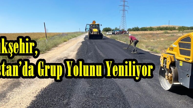 Büyükşehir, Elbistan’da Grup Yolunu Yeniliyor.