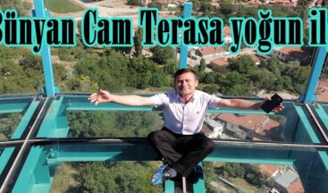 Bünyan Cam Terasa yoğun ilgi.