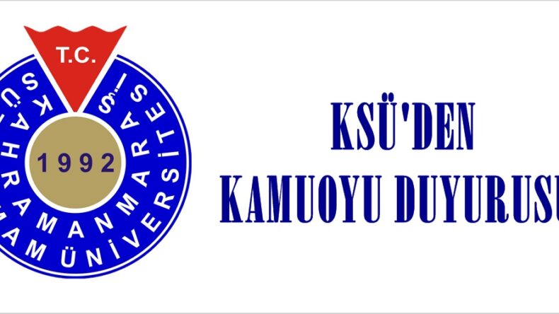 KSÜ’DEN KAMUOYU DUYURUSU!