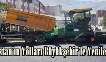 Elbistan’ın Yolları Büyükşehir’le Yenileniyor.