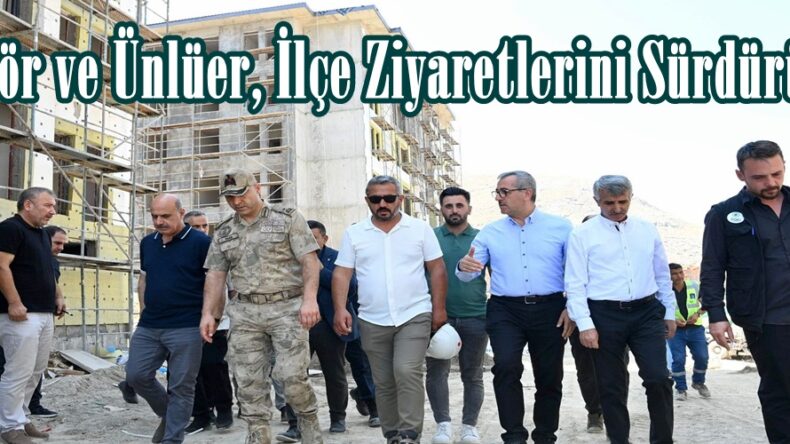 Güngör ve Ünlüer, İlçe Ziyaretlerini Sürdürüyor.