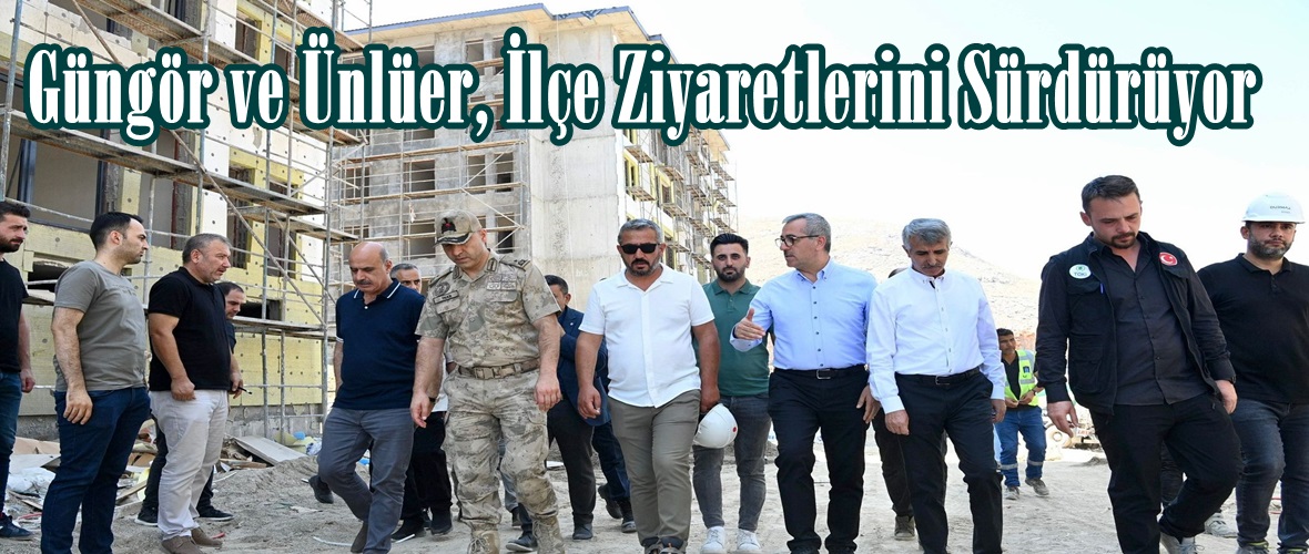 Güngör ve Ünlüer, İlçe Ziyaretlerini Sürdürüyor.