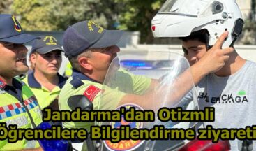 Jandarma’dan Otizmli Öğrencilere Bilgilendirme ziyareti.