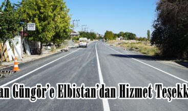 Başkan Güngör’e Elbistan’dan Hizmet Teşekkürü.