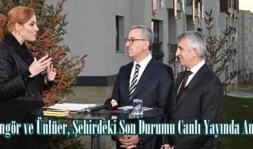 Güngör ve Ünlüer, Şehirdeki Son Durumu Canlı Yayında Anlattı.