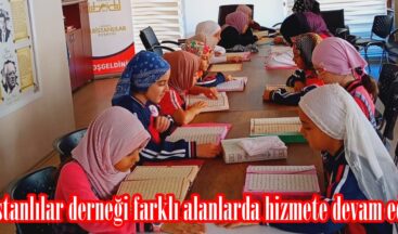 Elbistanlılar Derneği farklı alanlarda hizmete devam ediyor.