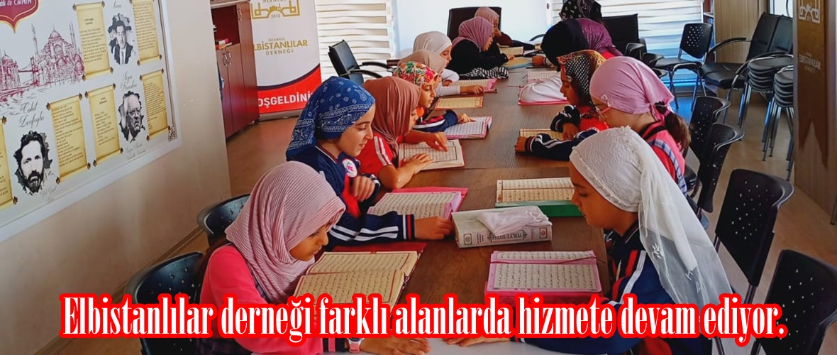 Elbistanlılar Derneği farklı alanlarda hizmete devam ediyor.