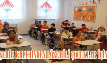 BAHÇEŞEHİR KOLEJİNDEN LÖSEMİLİ ÇOCUKLAR İÇİN BAĞIŞ