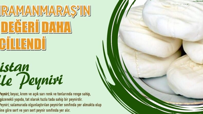 Kahramanmaraş’ın 27. Coğrafi İşaretli Ürünü: Elbistan Kelle Peyniri