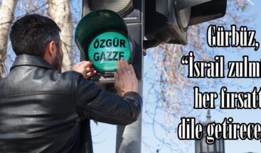 Gürbüz, “İsrail zulmünü her fırsatta dile getireceğiz”