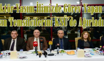 Rektör Yasım İlimizde Görev Yapan Basın Temsilcilerini KSÜ’de Ağırladı.