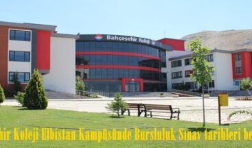 Bahçeşehir Koleji Elbistan Kampüsünde Bursluluk Sınav tarihleri belli oldu.