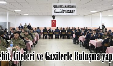 Başkan Güngör, Şehit Aileleri ve Gazilerle Buluştu.
