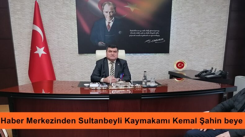 Elbistan Haber Merkezinden Sultanbeyli Kaymakamı Kemal Şahin beye ziyaret.