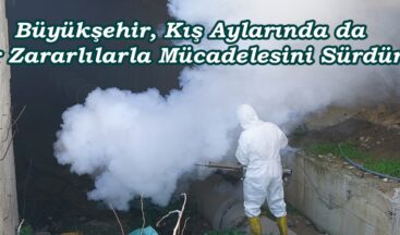 Büyükşehir, Kış Aylarında da Vektör Zararlılarla Mücadelesini Sürdürüyor.