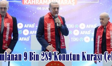 Tamamlanan 9 Bin 289 Konutun Kurası Çekildi.