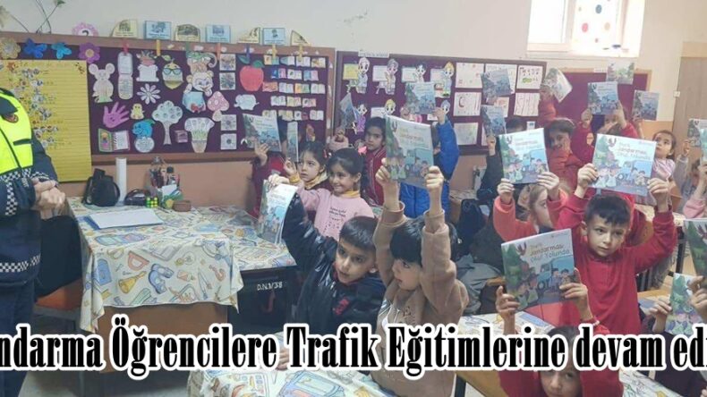 Jandarma Öğrencilere Trafik Eğitimlerine devam ediyor.