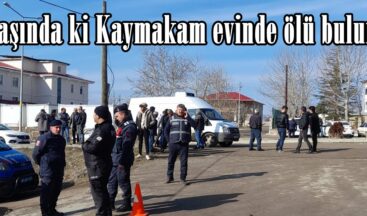 31 Yaşında ki Kaymakam evinde ölü bulundu.